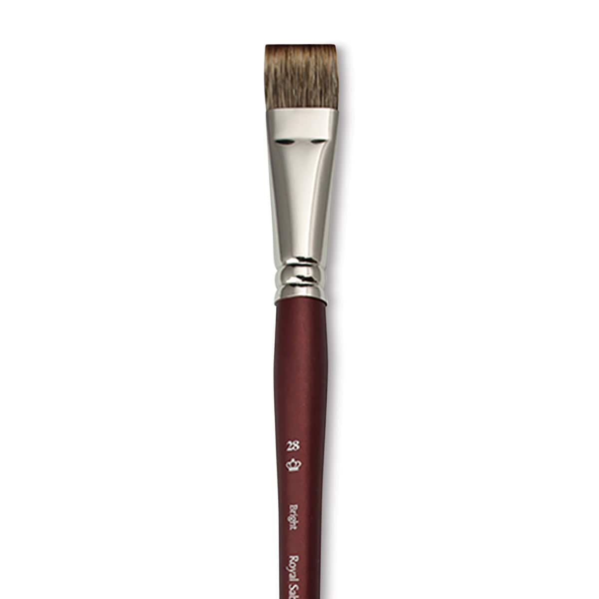 Royal & Langnickel SableTek Brush - Bright, Short Handle, Size 28