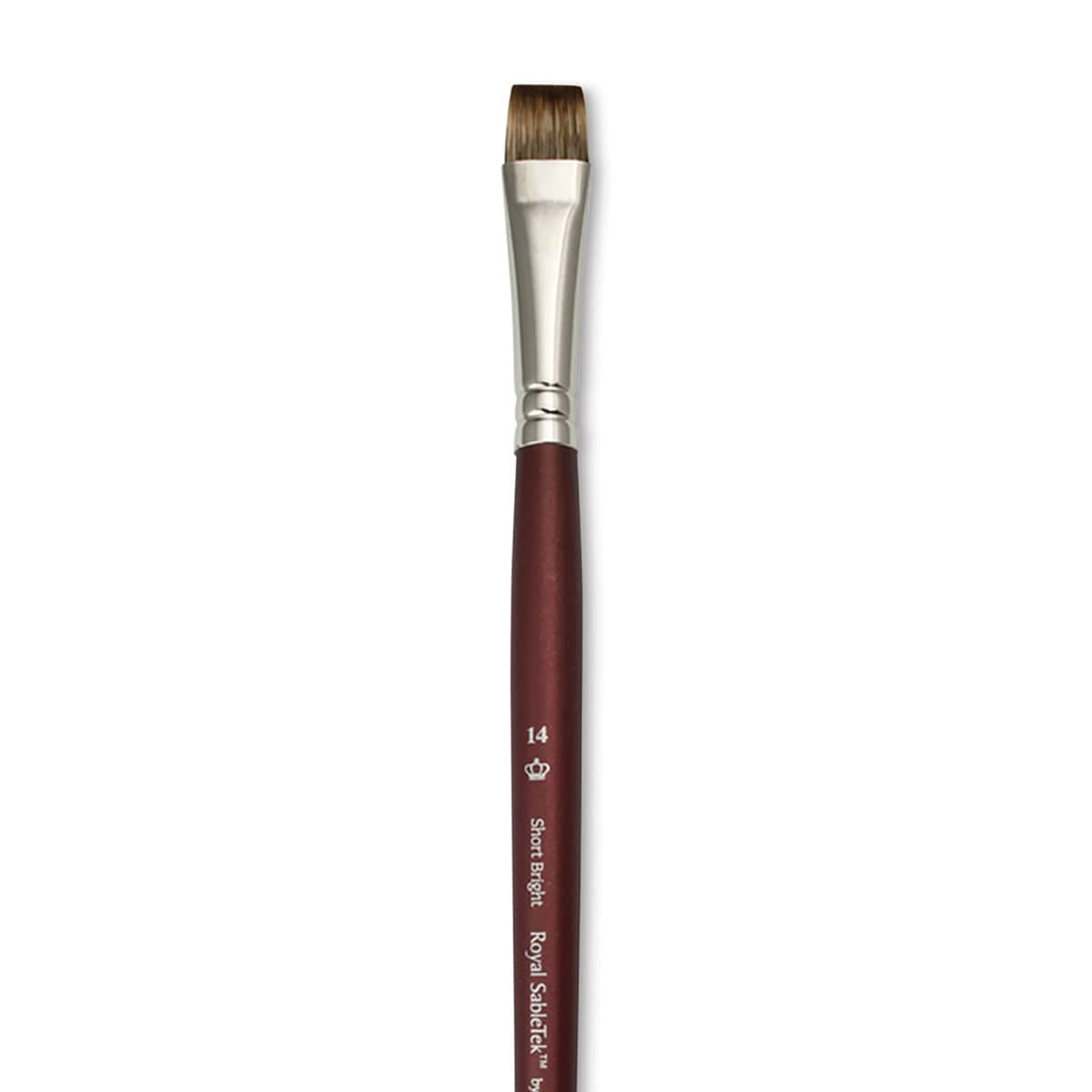 Royal & Langnickel SableTek Brush - Short Bright, Short Handle, Size 14