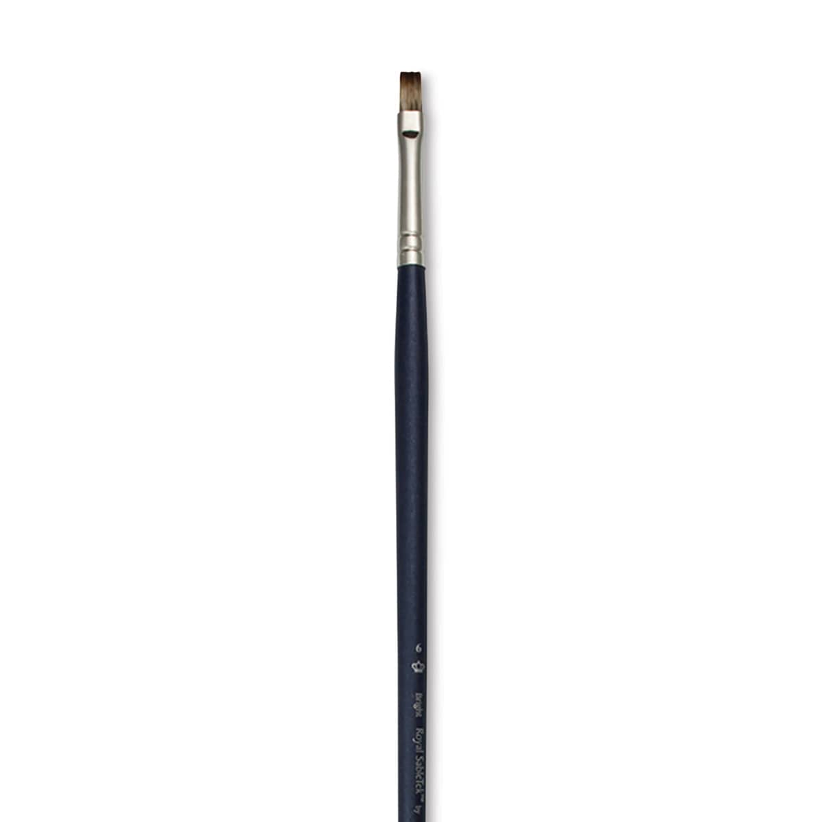 Royal & Langnickel SableTek Brush - Bright, Long Handle, Size 6