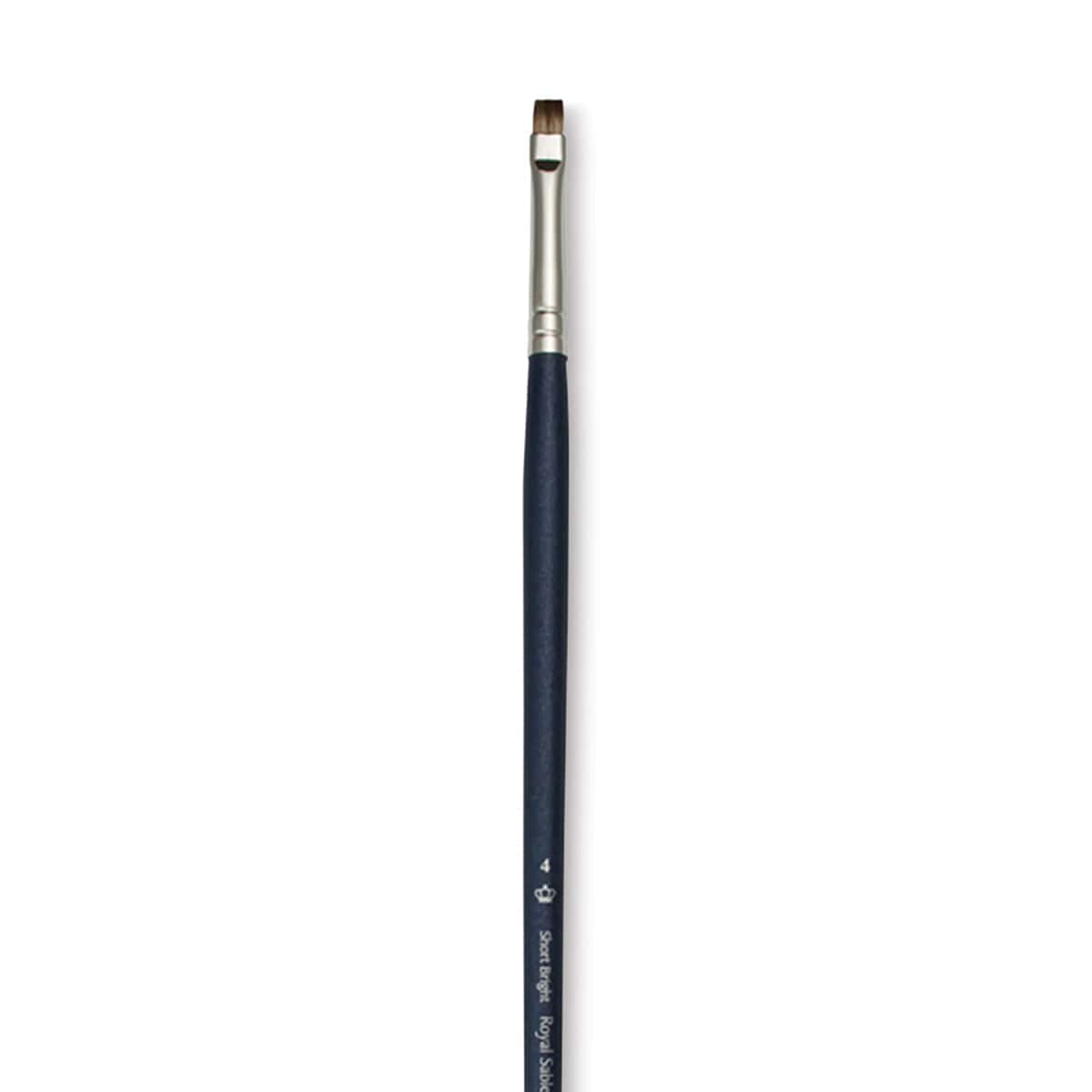 Royal & Langnickel SableTek Brush - Short Bright, Long Handle, Size 4