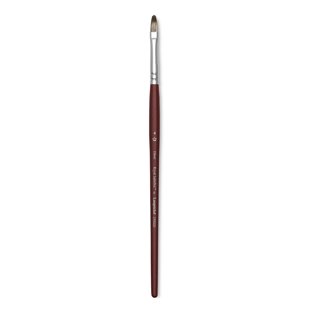 Royal & Langnickel SableTek Brush - Filbert, Short Handle, Size 4