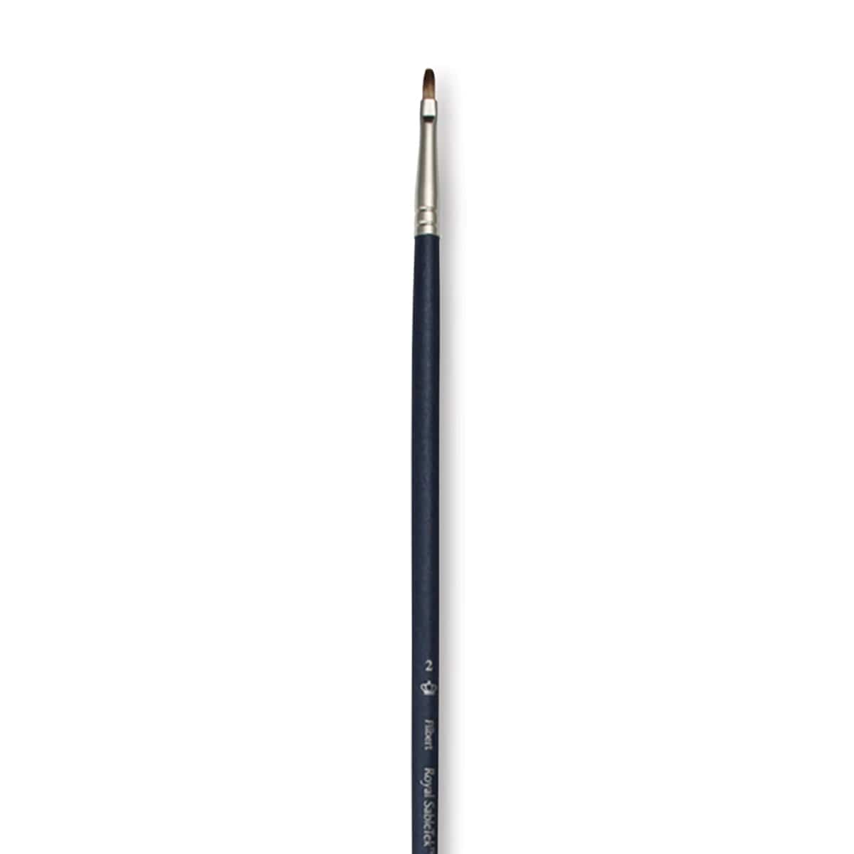 Royal & Langnickel SableTek Brush - Filbert, Long Handle, Size 2