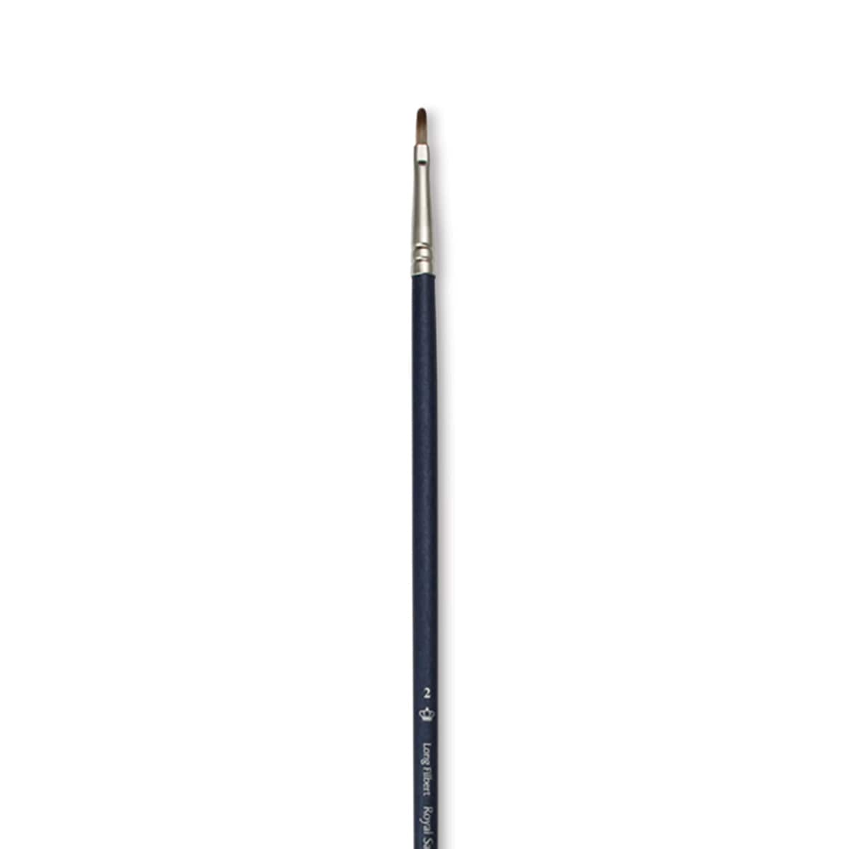Royal & Langnickel SableTek Brush - Long Filbert, Long Handle, Size 2