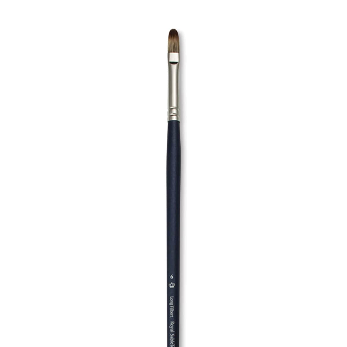 Royal & Langnickel SableTek Brush - Long Filbert, Long Handle, Size 6