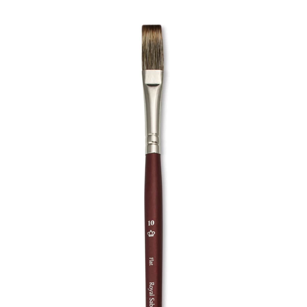 Royal & Langnickel SableTek Brush - Flat, Short Handle, Size 10