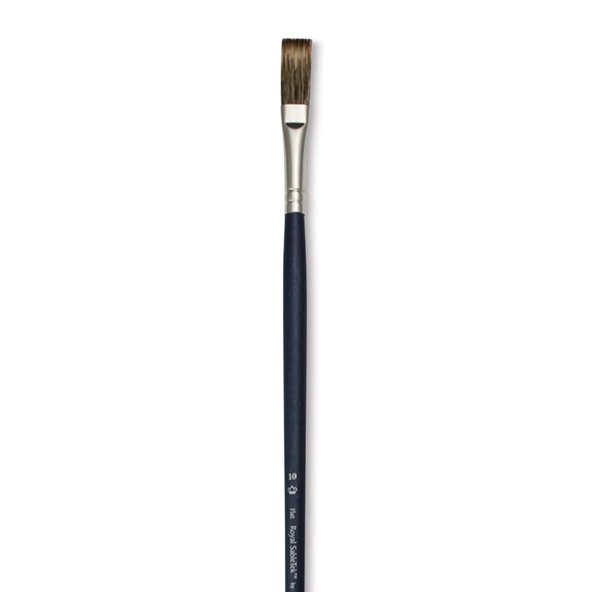 Royal & Langnickel SableTek Brush - Flat, Long Handle, Size 10