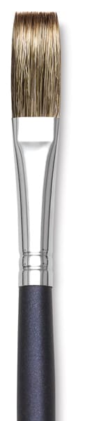 Royal Langnickel SableTek Brushes - Closeup of Flat Brush
