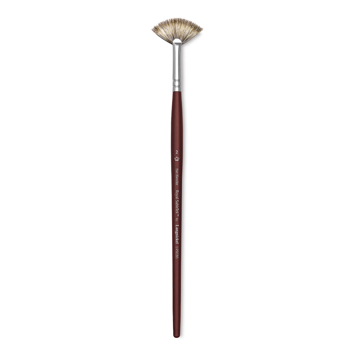 Royal & Langnickel SableTek Brush - Fan Blender, Short Handle, Size 2