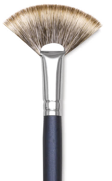 Royal Langnickel SableTek Brushes - Closeup of Fan Brush

