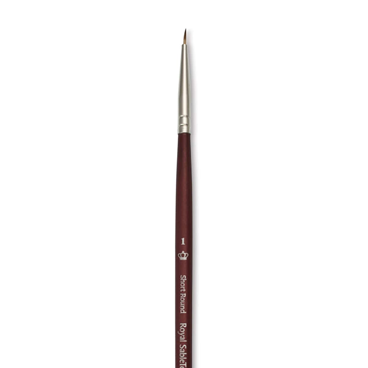 Royal & Langnickel SableTek Brush - Short Round, Short Handle, Size 1