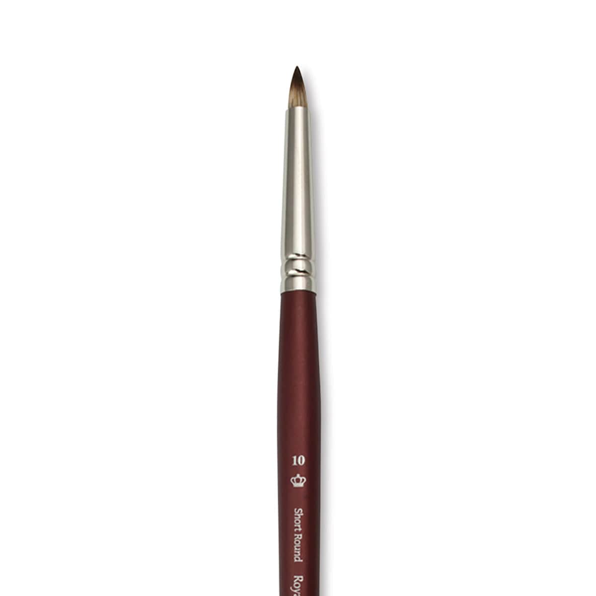 Royal & Langnickel SableTek Brush - Short Round, Short Handle, Size 10