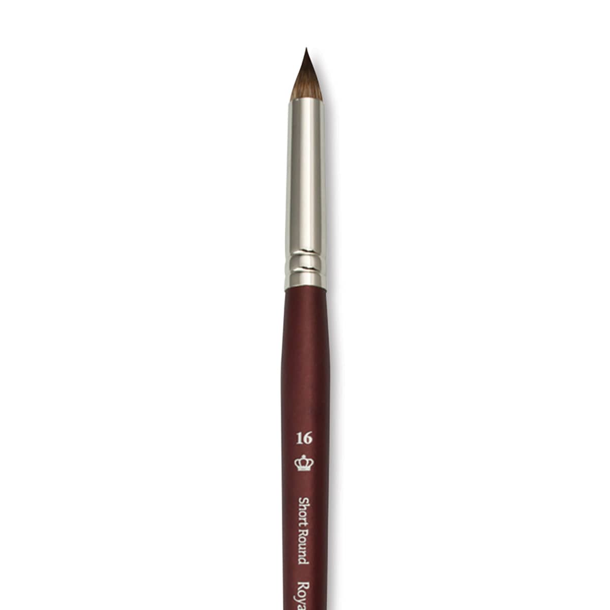 Royal & Langnickel SableTek Brush - Short Round, Short Handle, Size 16