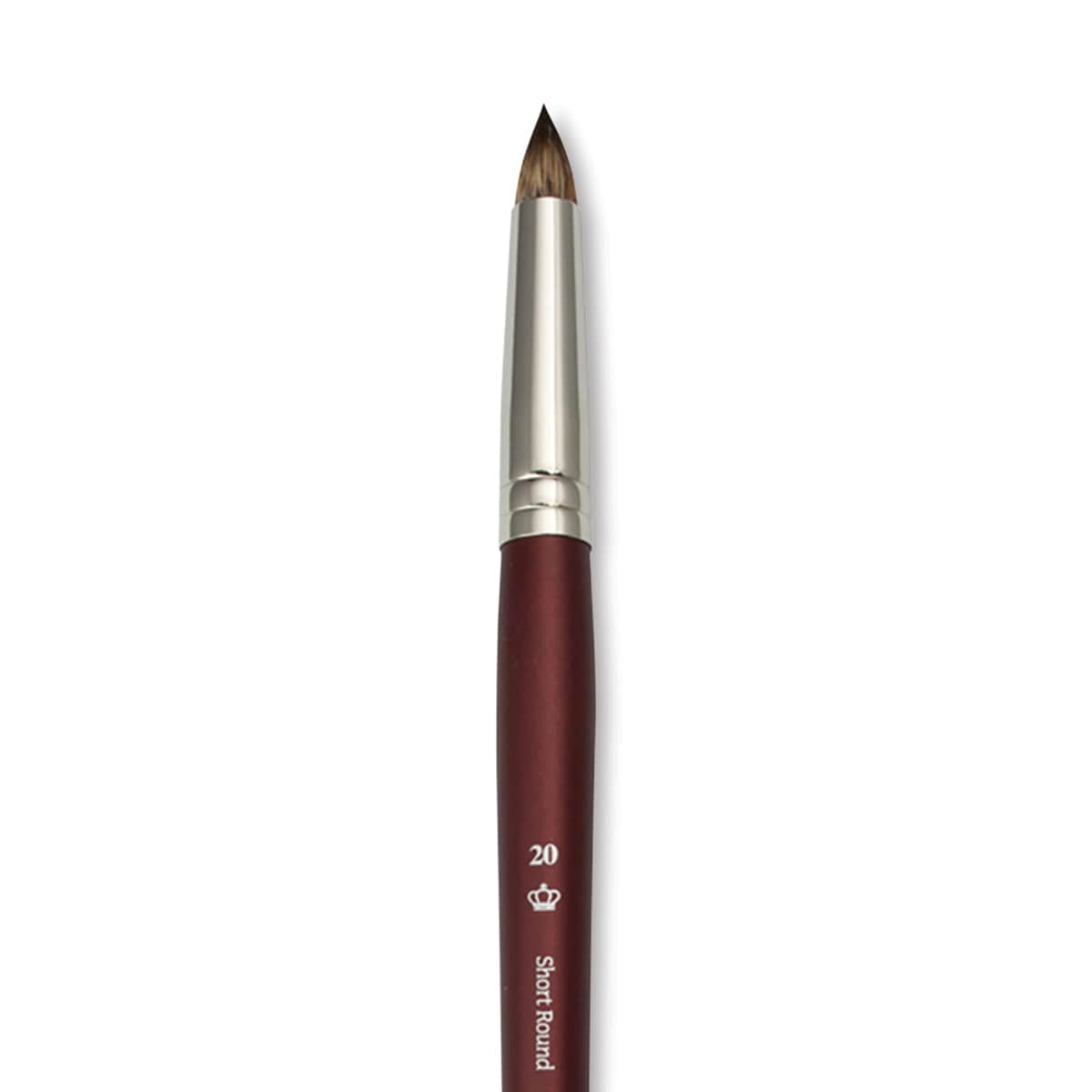Royal & Langnickel SableTek Brush - Short Round, Short Handle, Size 20