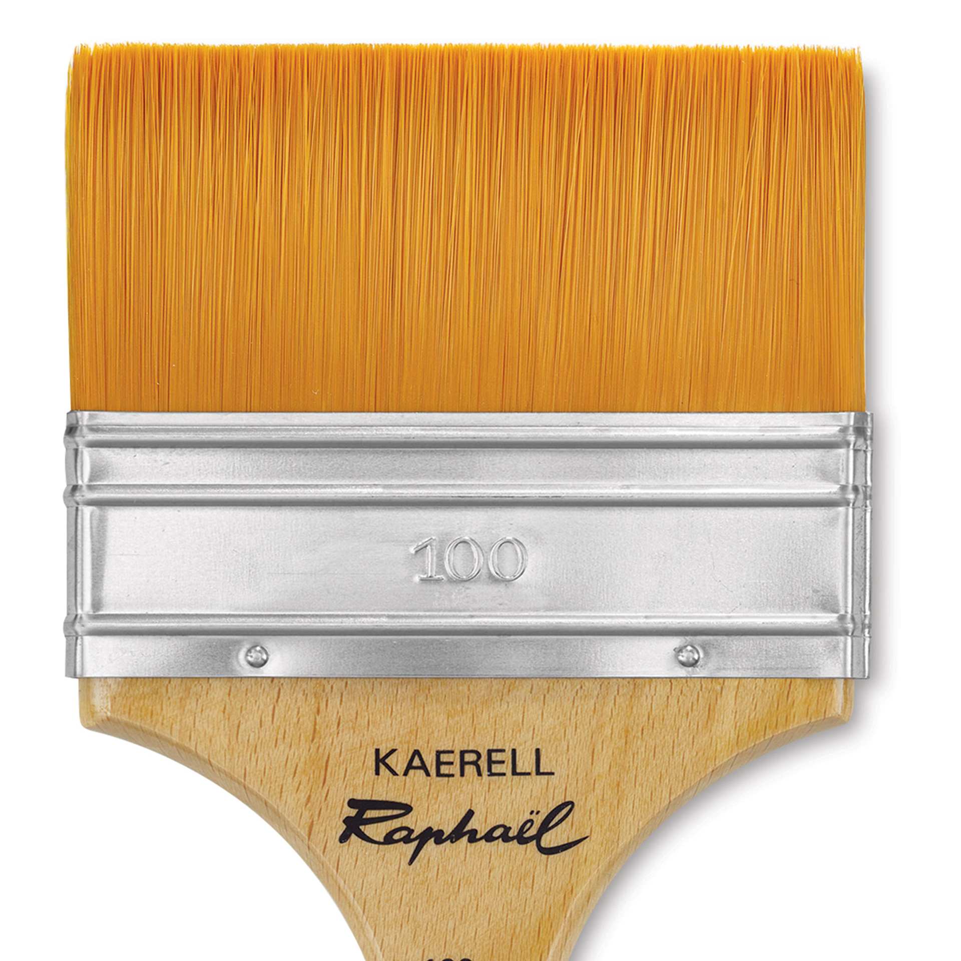 Raphael Kaerell Brush - Mixed Media Flat, Size 100, close-up