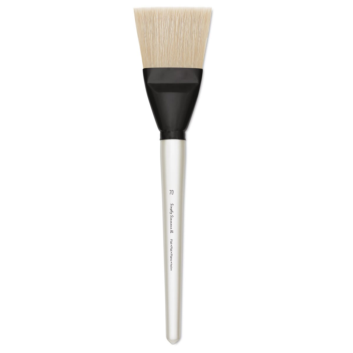 Simply Simmons XL Natural Bristle Brush - Flat, Size 70
