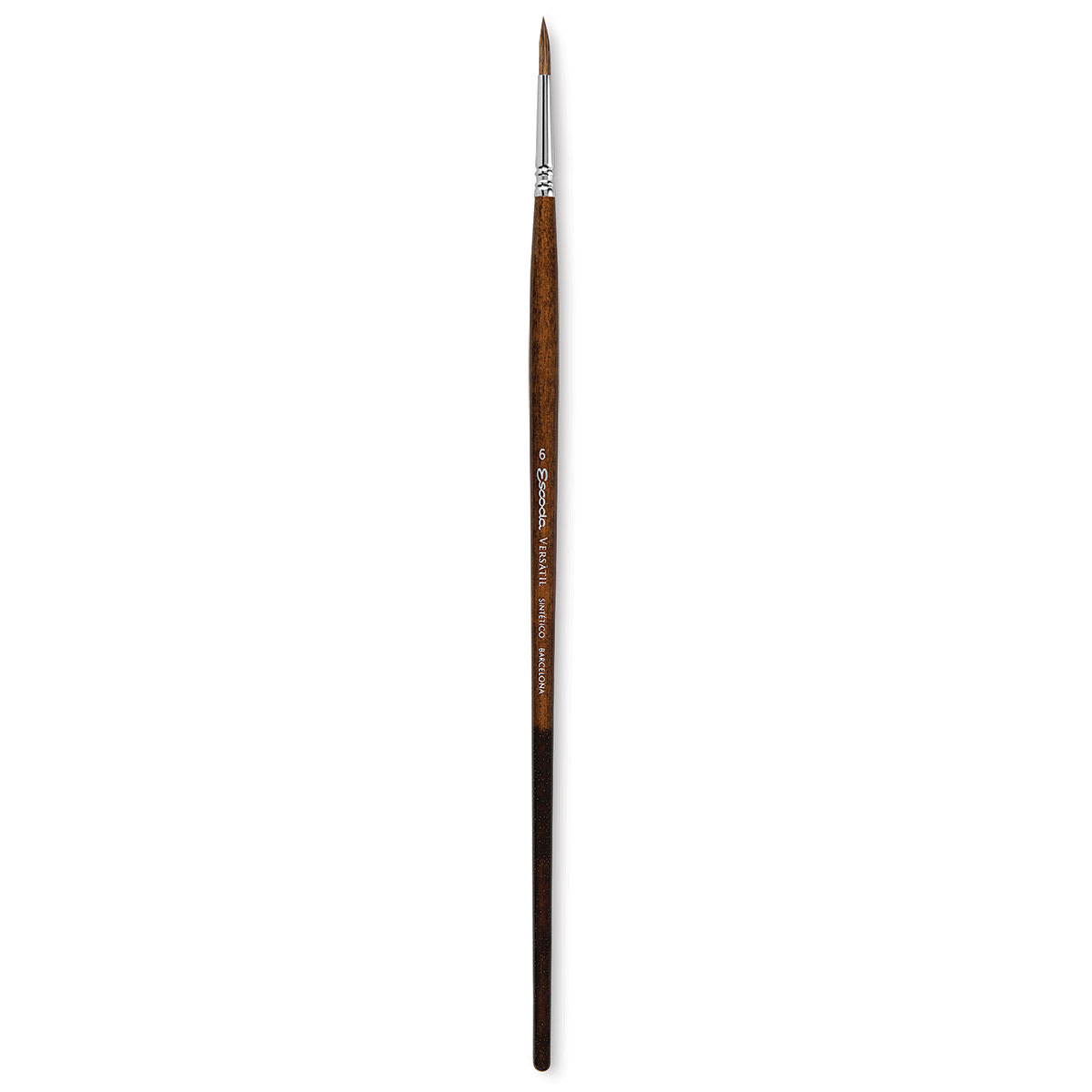 Escoda Versatil Brush - Pointed Round, Size 6, Long Handle