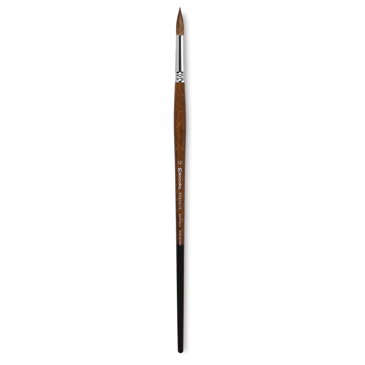 Escoda Versatil Brush - Pointed Round, Size 12, Long Handle