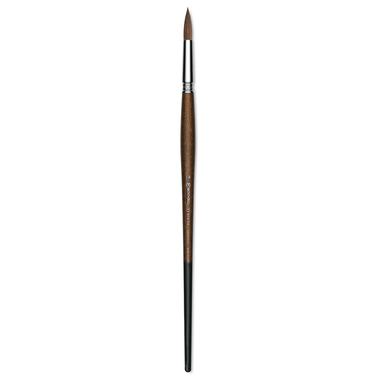 Escoda Versatil Brush - Pointed Round, Size 14, Long Handle