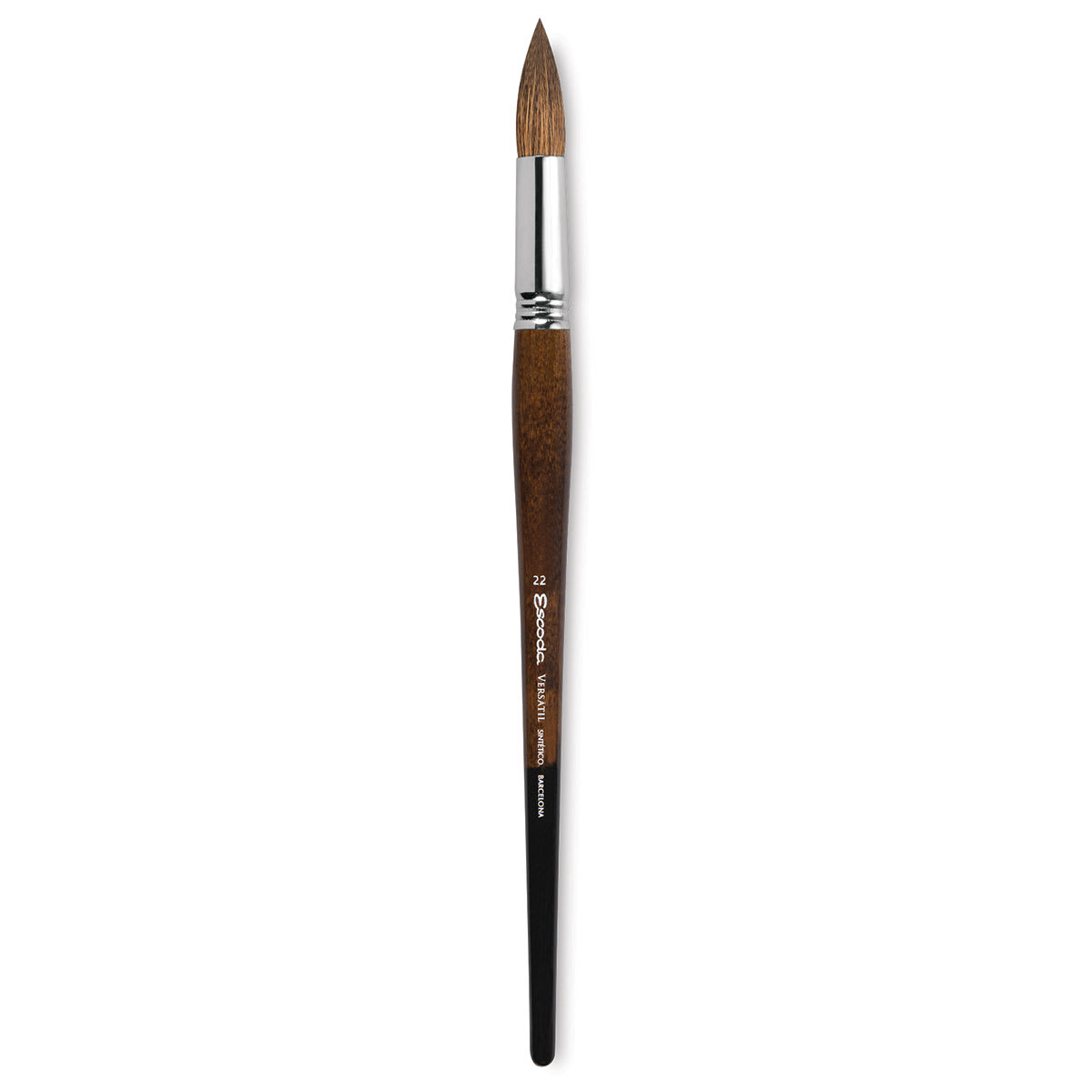 Escoda Versatil Brush - Pointed Round, Size 22, Long Handle