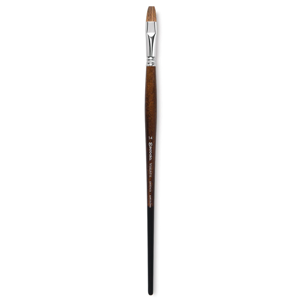 Escoda Versatil Brush - Bright, Size 14, Long Handle