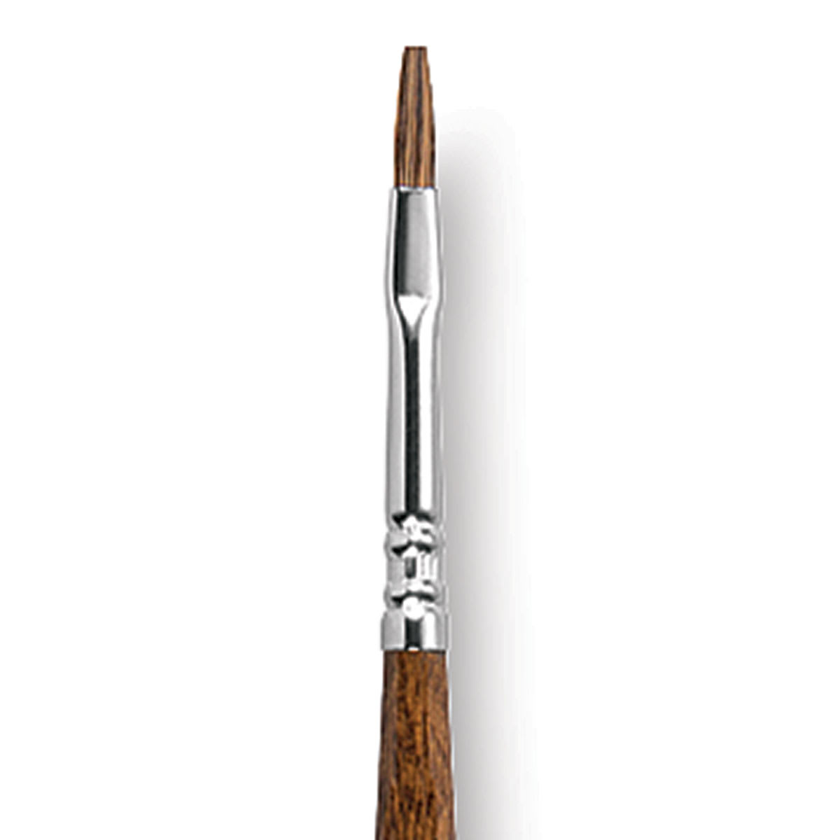 Escoda Versatil Brush - Flat, Size 2, Long Handle close up