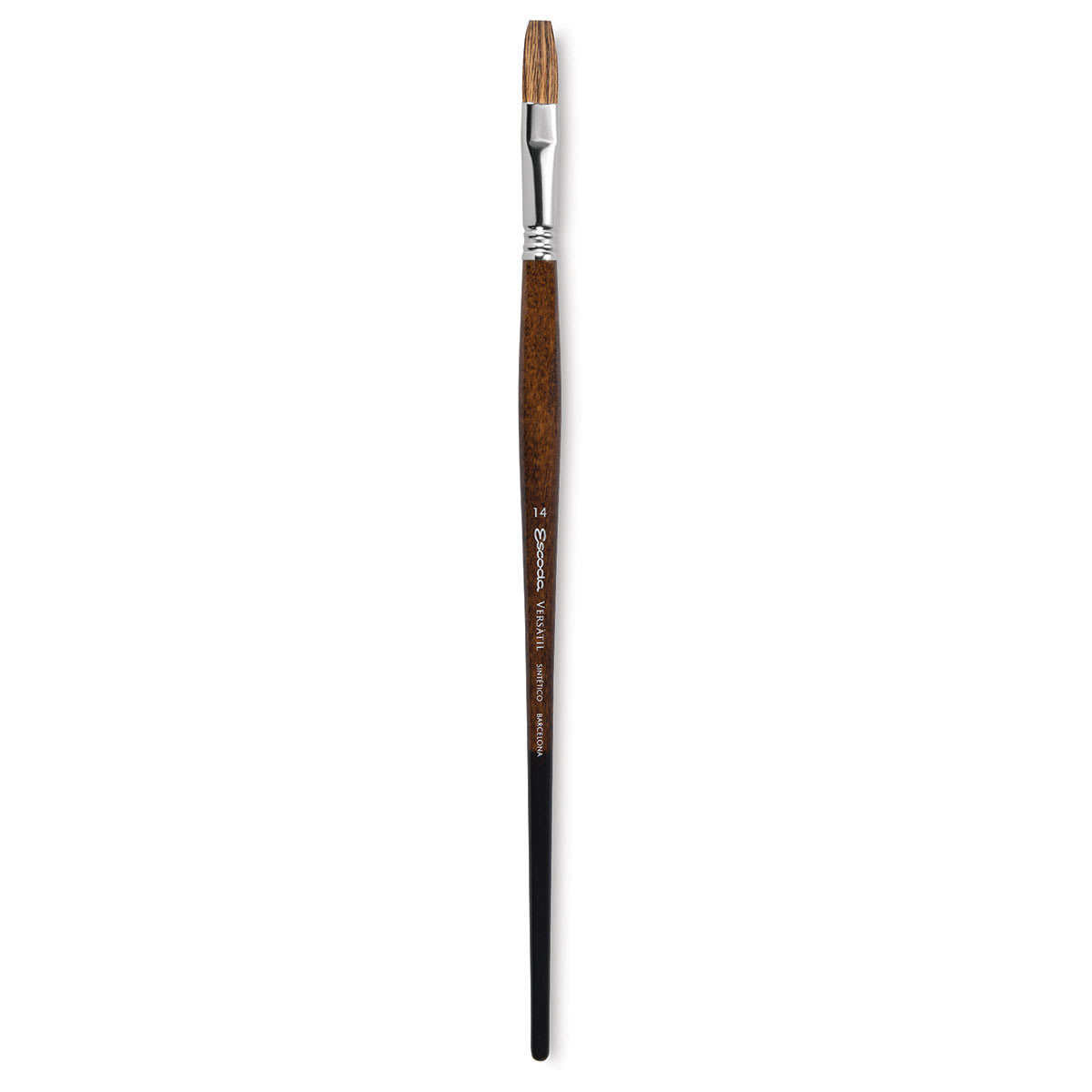 Escoda Versatil Brush - Flat, Size 14, Long Handle
