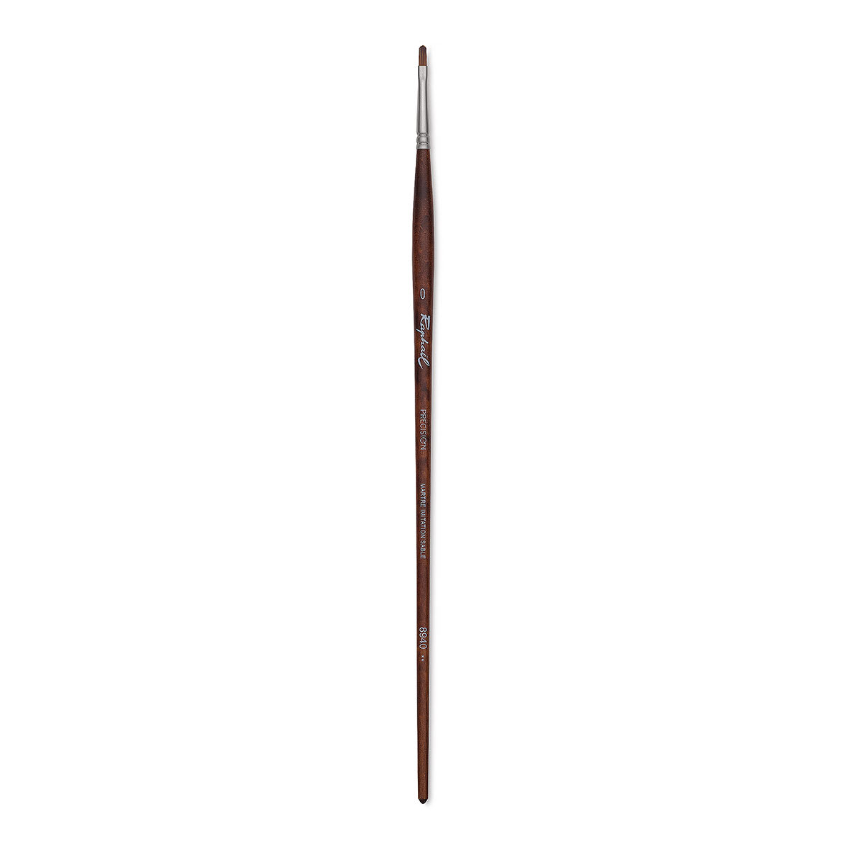 Raphaël Precision Brush - Filbert, Size 0, Long Handle