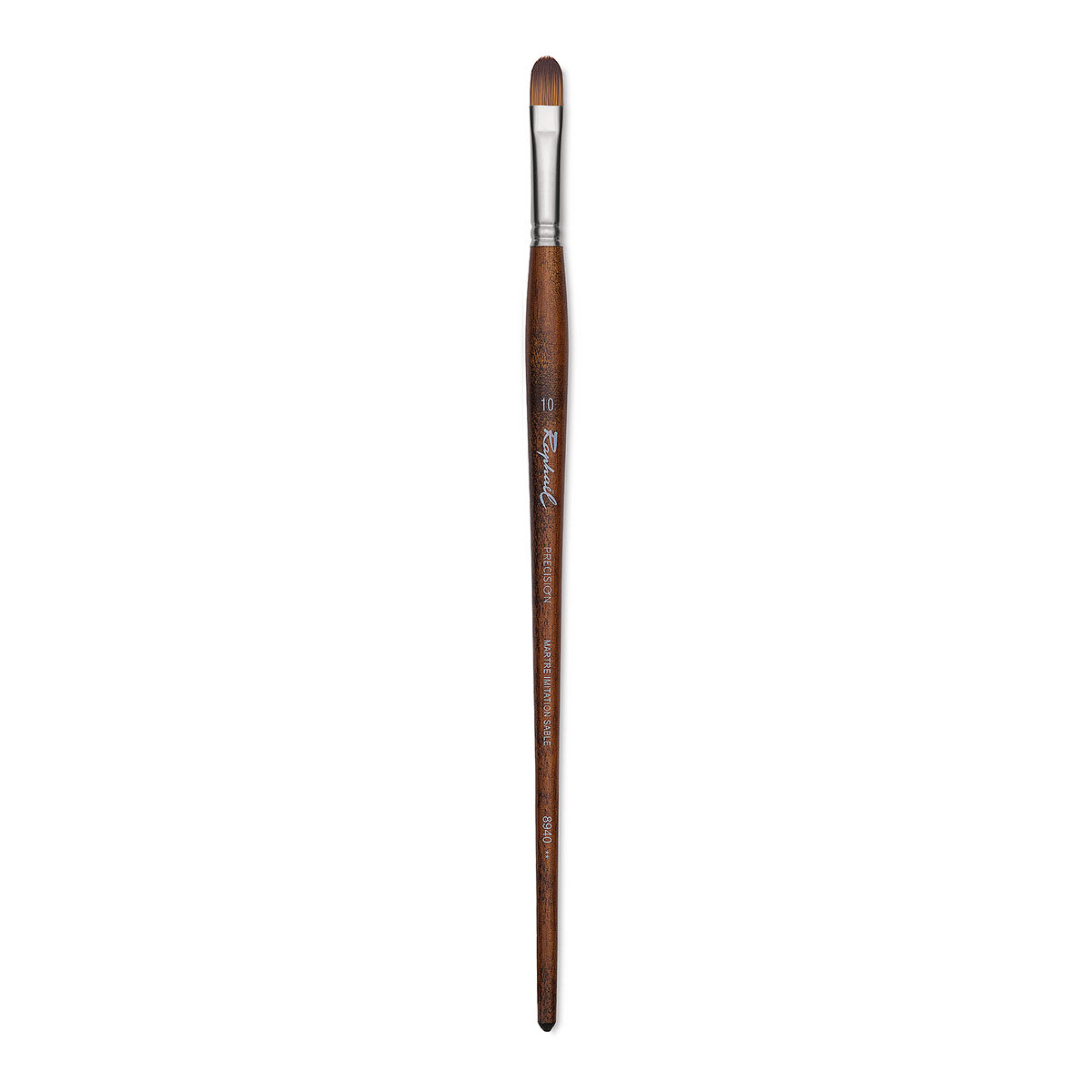 Raphaël Precision Brush - Filbert, Size 10, Long Handle