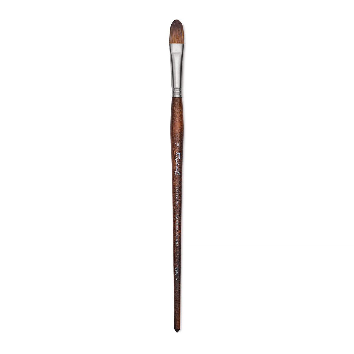 Raphaël Precision Brush - Filbert, Size 16, Long Handle