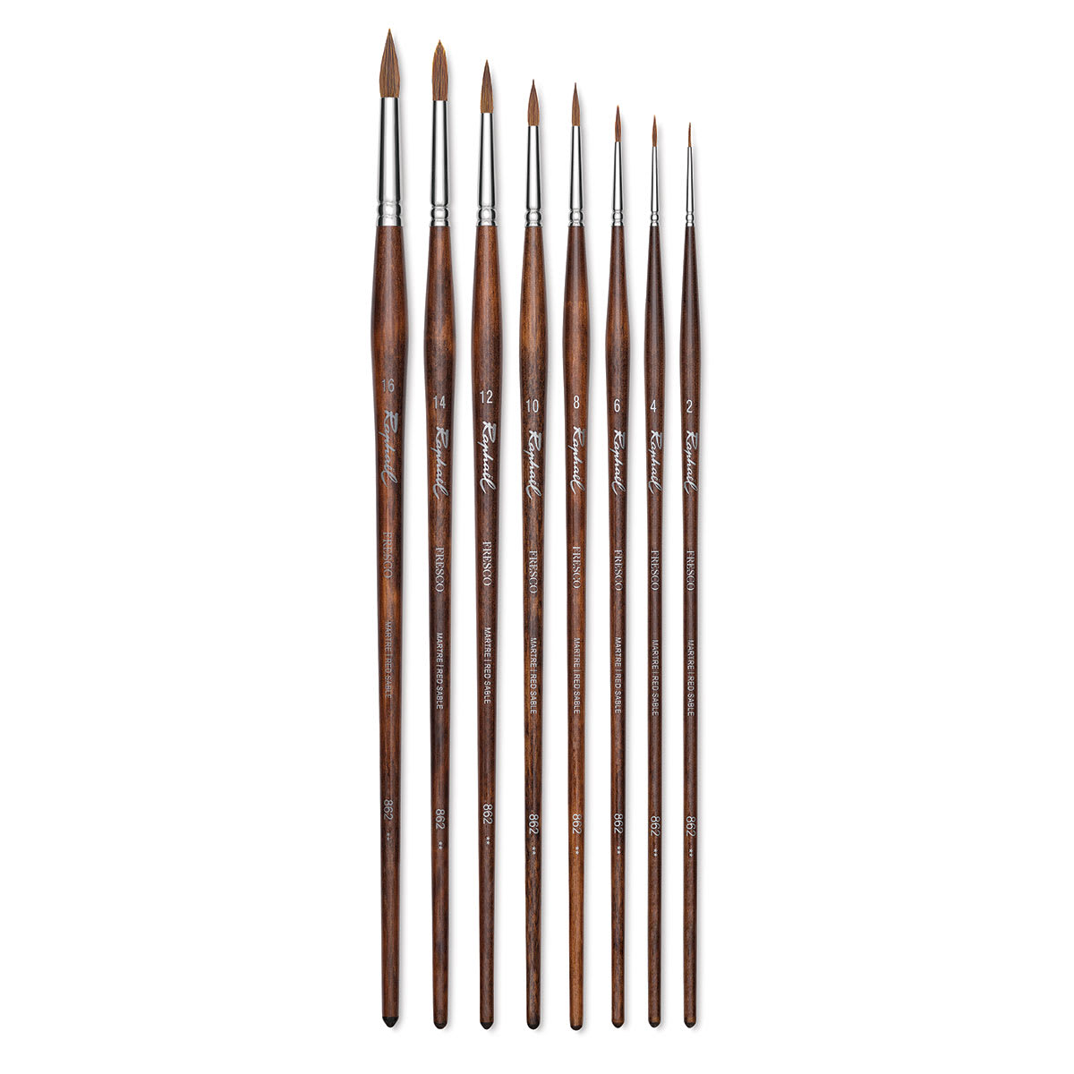 Raphaël Fresco Red Sable Brushes
