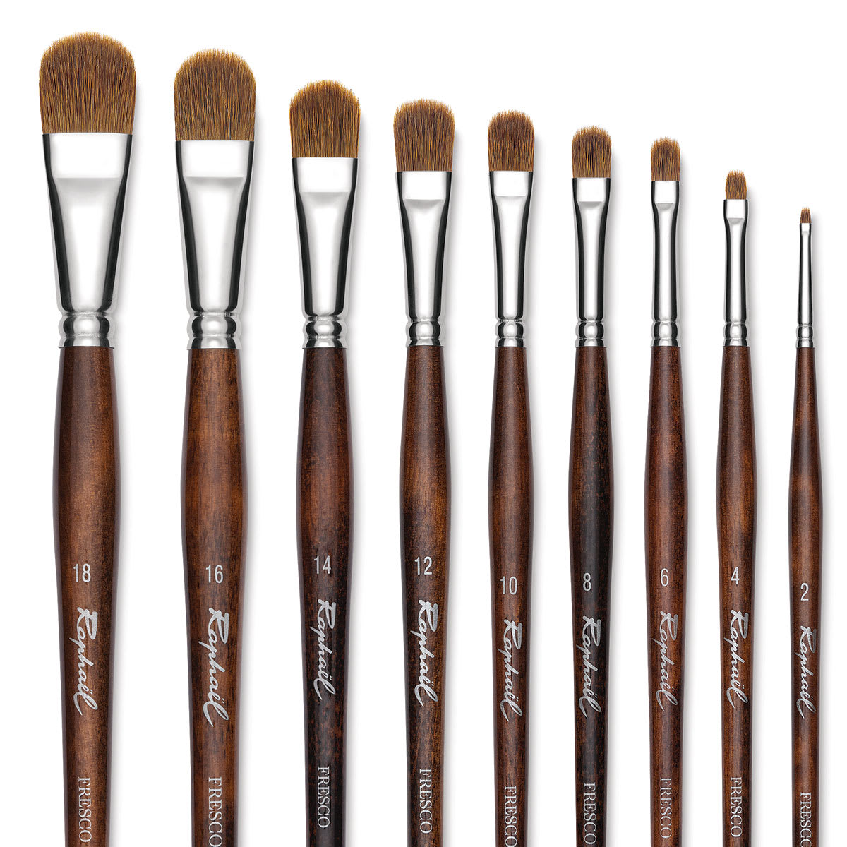 Raphaël Fresco Red Sable Brushes