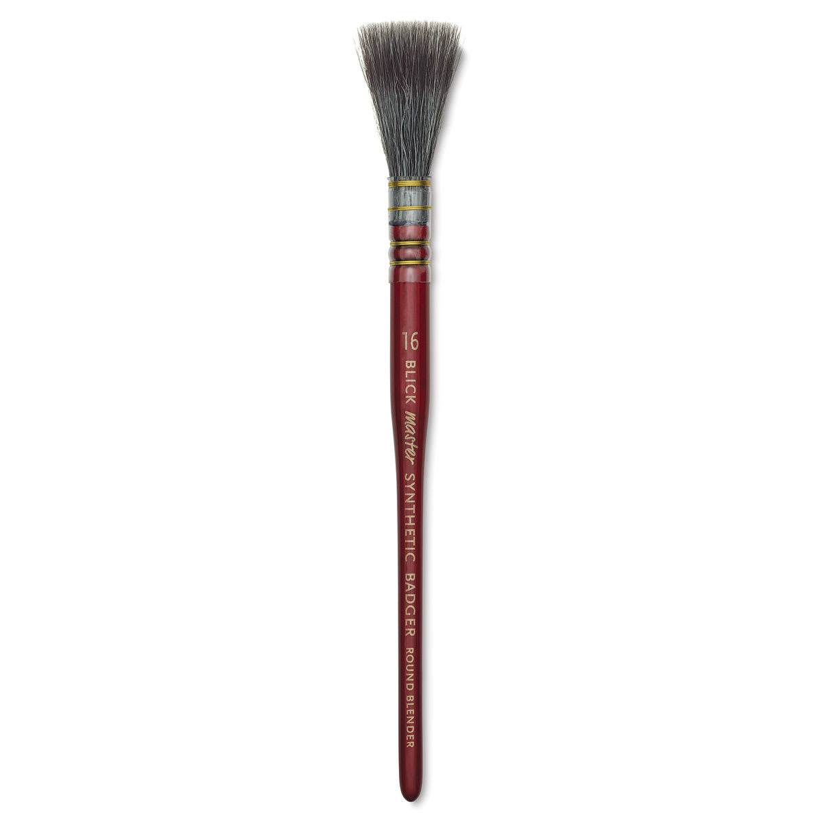 Blick Master Synthetic Badger Brushes - Single Round Blender brush upright