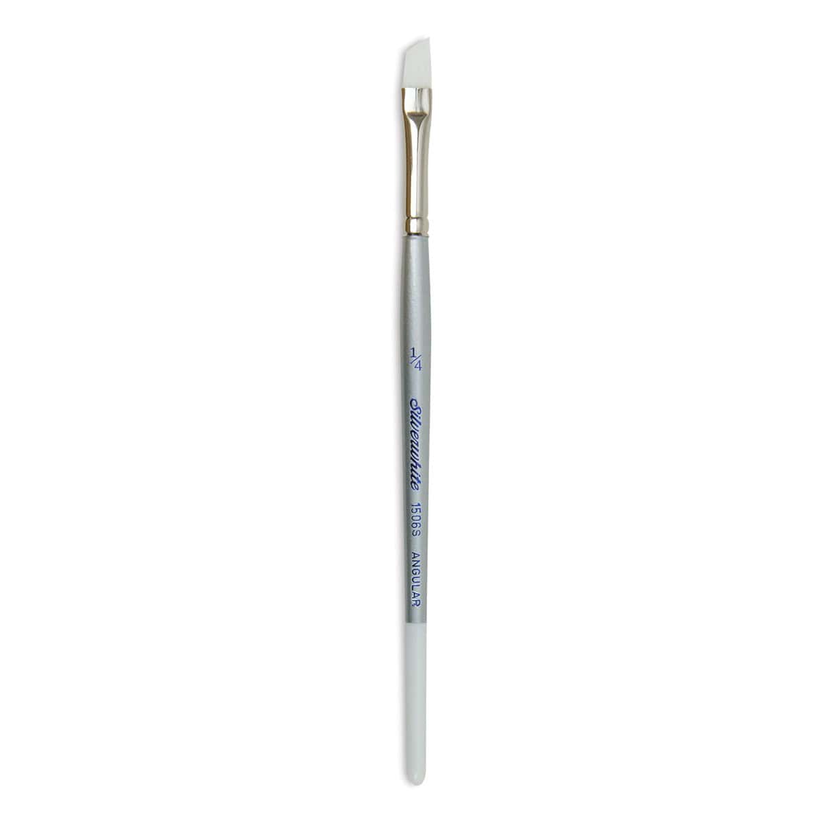 Silver Brush Silverwhite Synthetic Brush - Angular, Short Handle, 1/4"