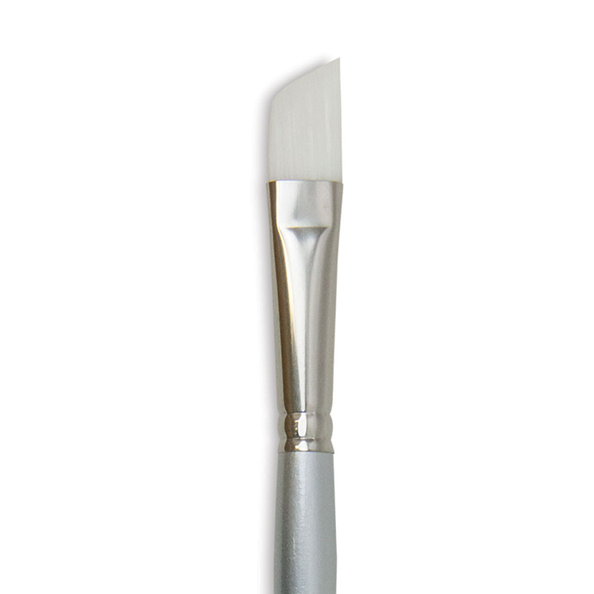 Silver Brush Silverwhite Synthetic Brush - Angular, Short Handle, 5/8" (close-up)