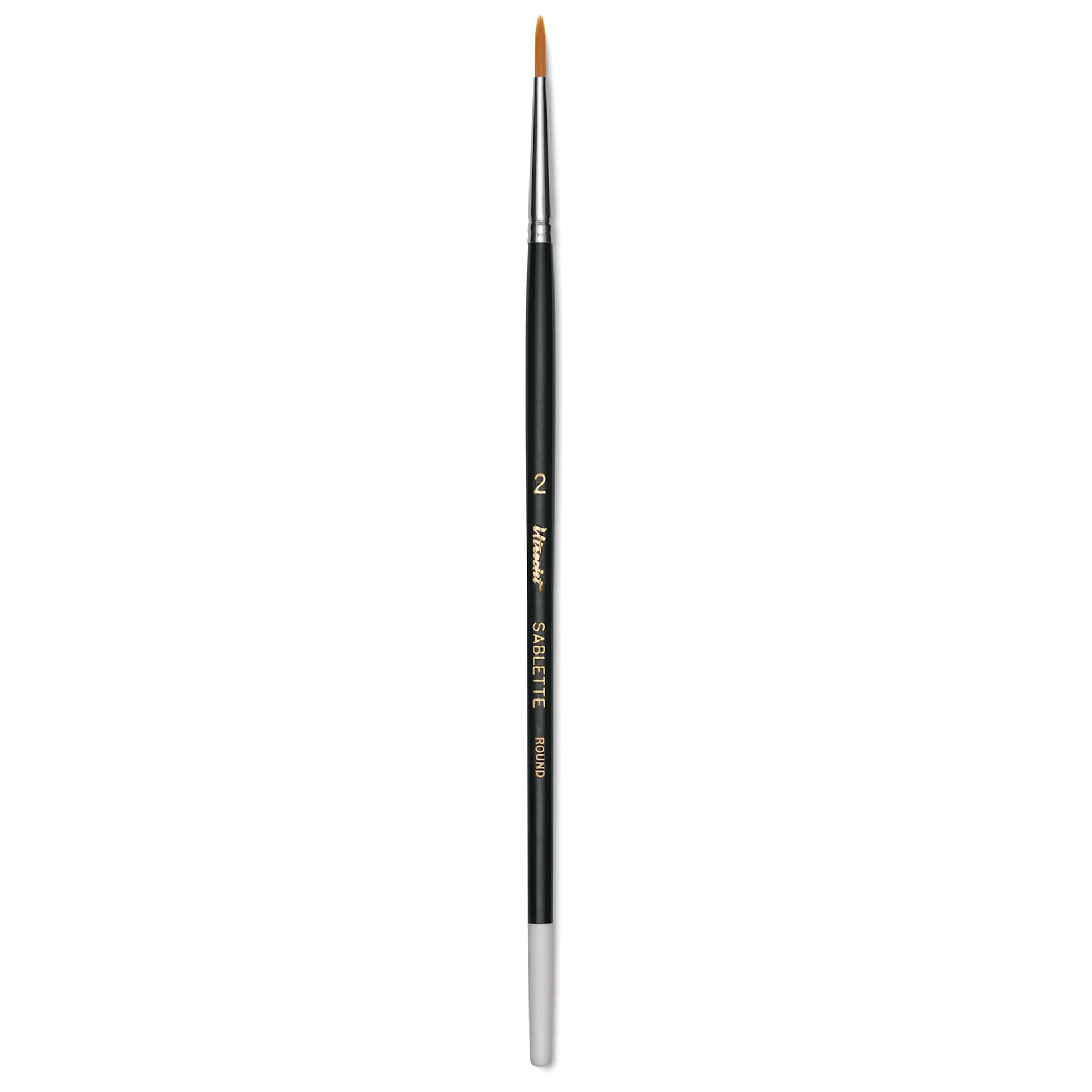 Utrecht Synthetic Sablette Round - Size 2, Short Handle