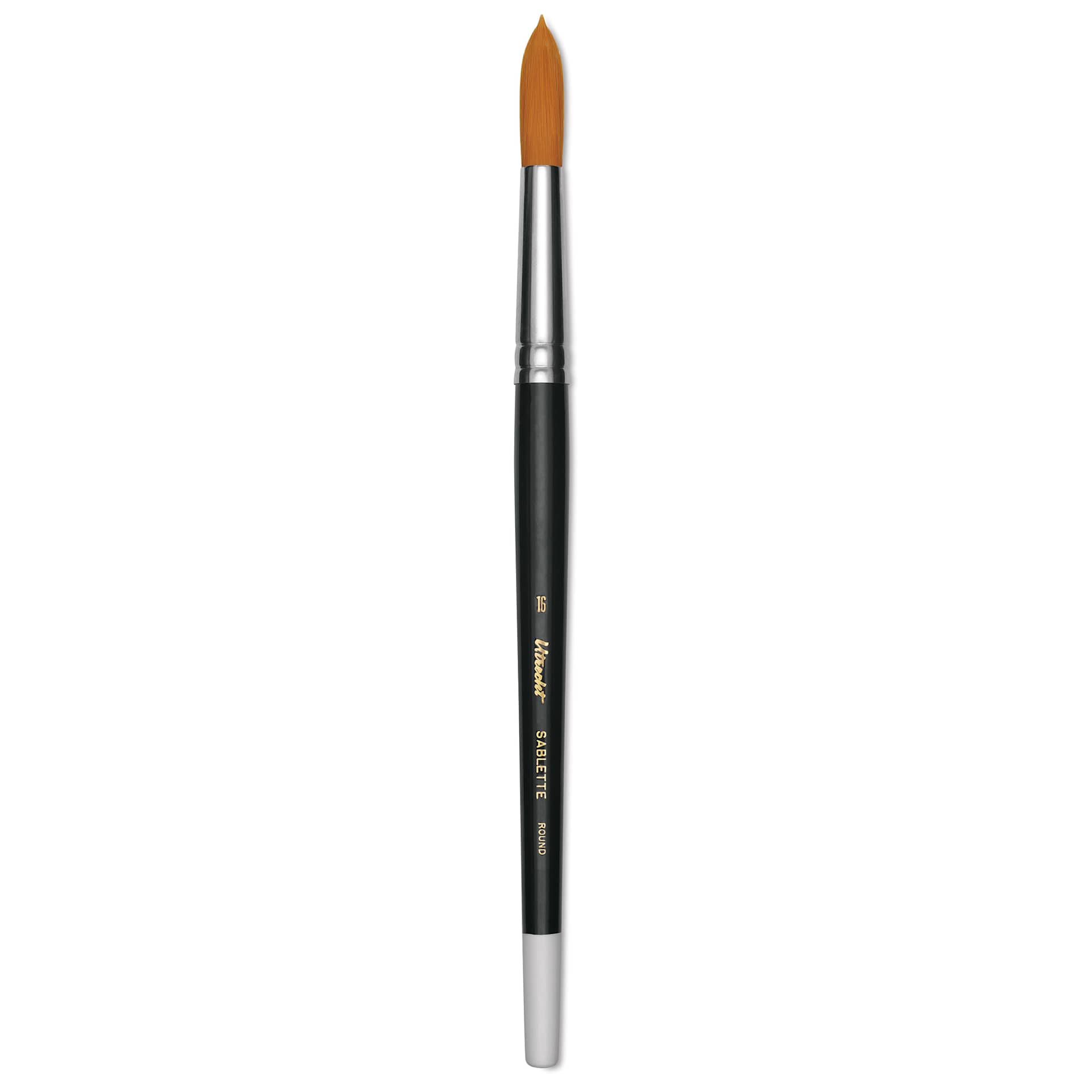 Utrecht Synthetic Sablette Round - Size 16, Short Handle