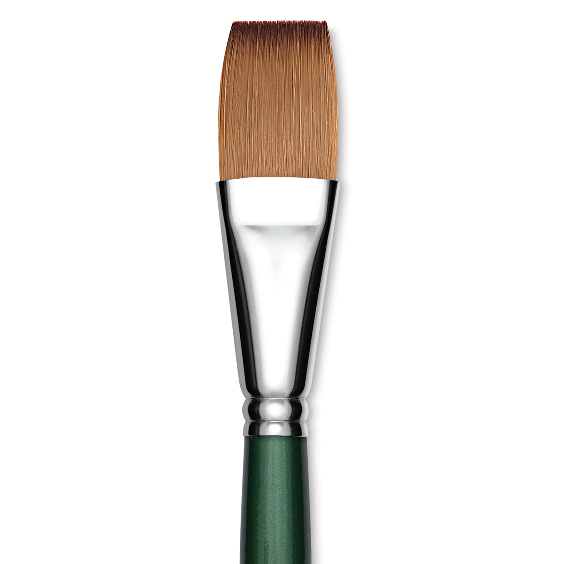 Utrecht Series 6150 Synthetic Golden Taklon Watercolor Brush - Flat, Size 1"