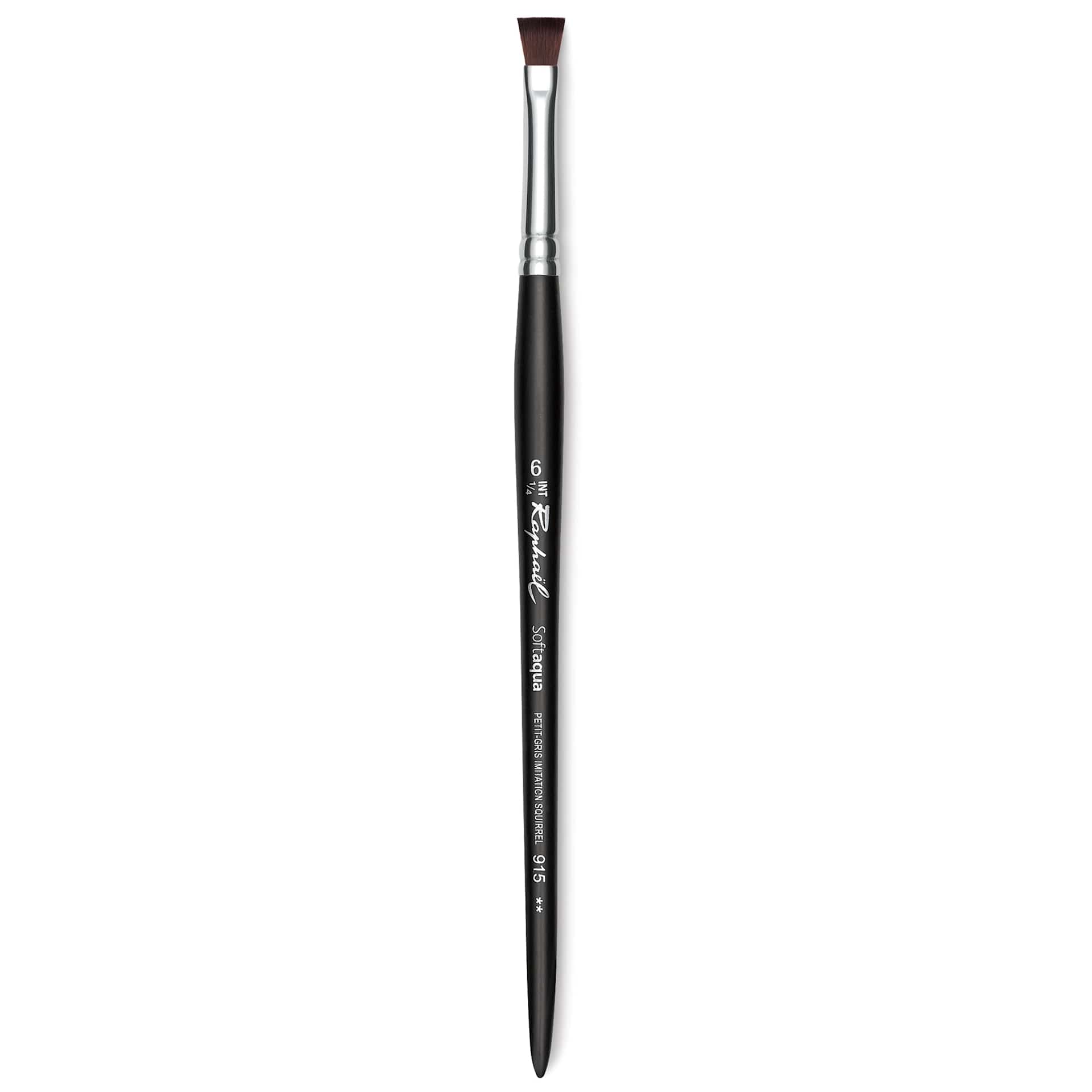 Raphaël Soft Aqua Brush - Flat, Size 6, Short Handle