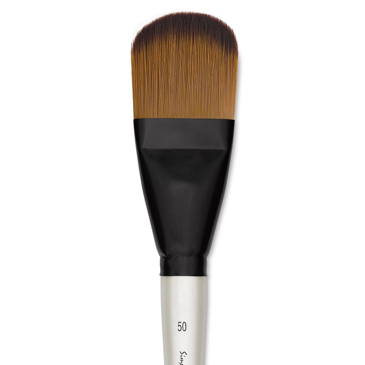 Simply Simmons XL Soft Synthetic Brush - Filbert, Size 50 close up