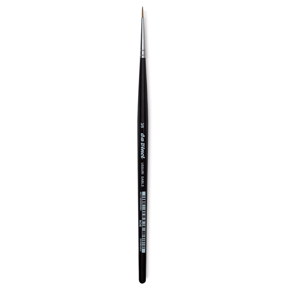 Da Vinci Ussuri Red Sable Series 36 Watercolor Brush - Round, Size 3/0