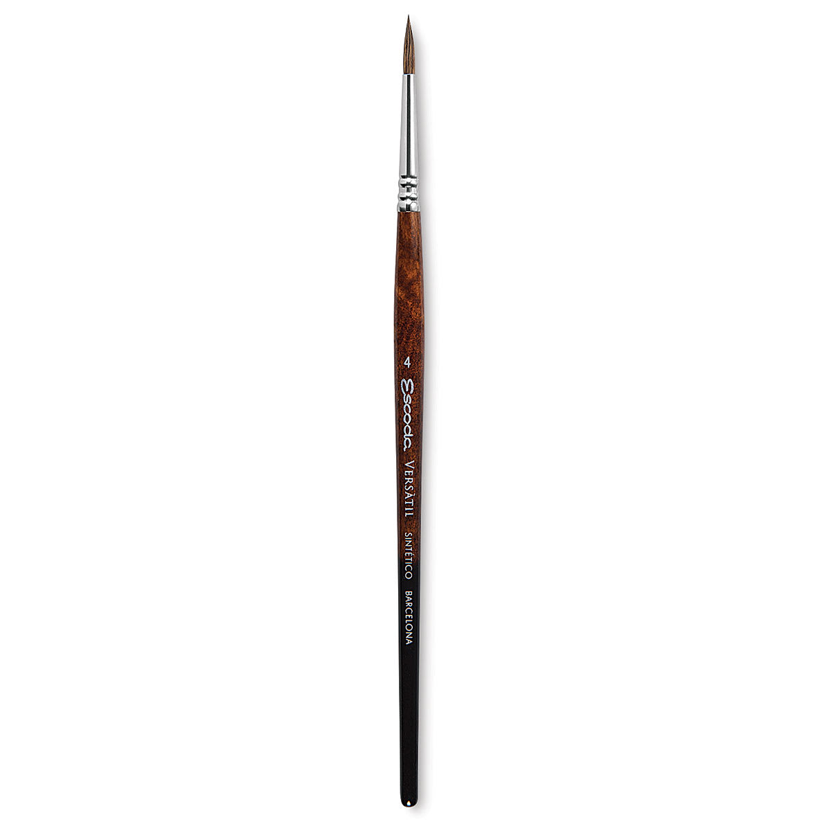 Escoda Versatil Brush - Pointed Round, Size 4, Short Handle