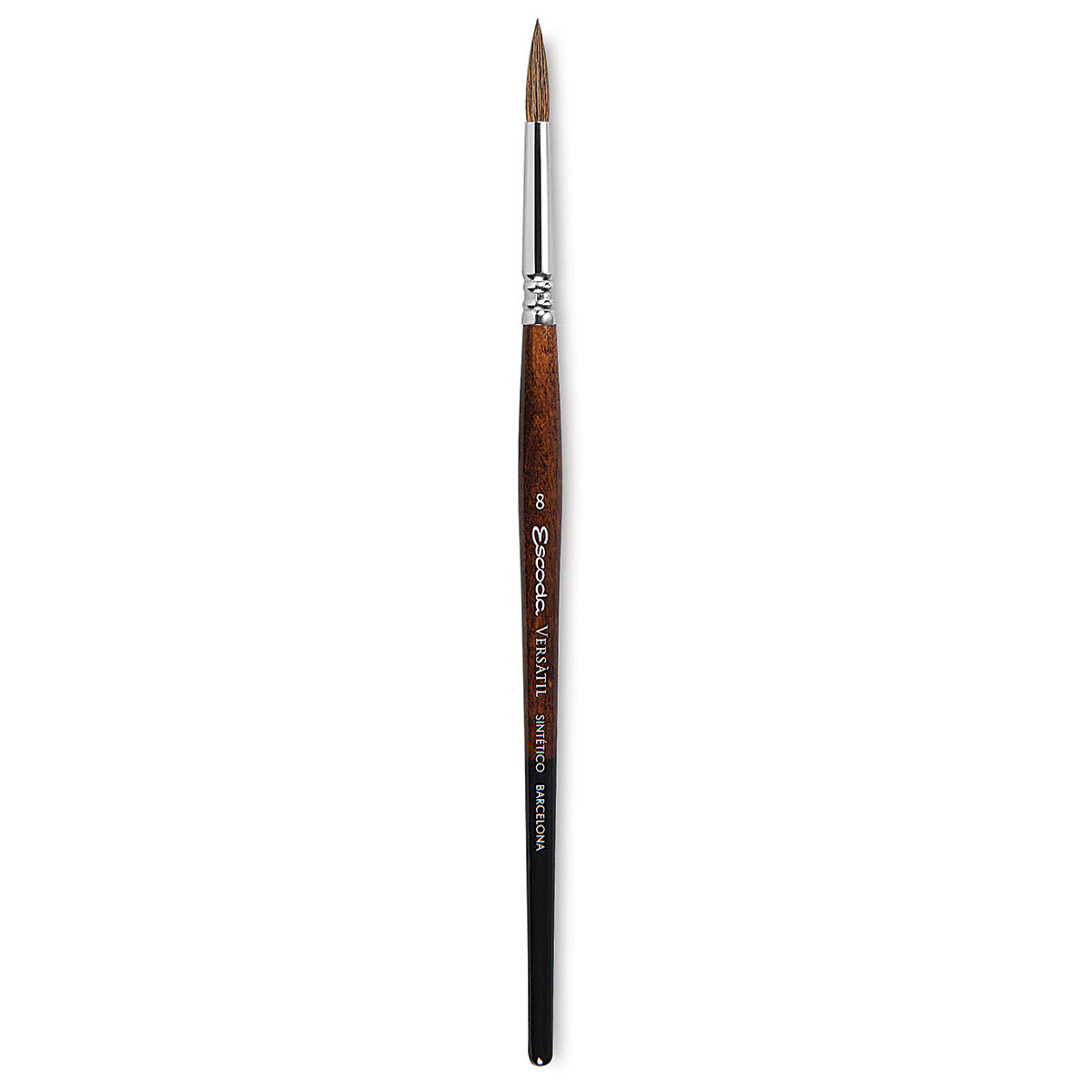 Escoda Versatil Brush - Pointed Round, Size 8, Short Handle