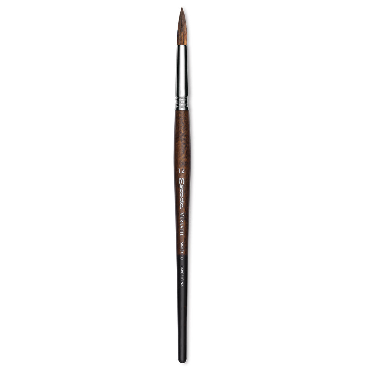 Escoda Versatil Brush - Pointed Round, Size 12, Short Handle