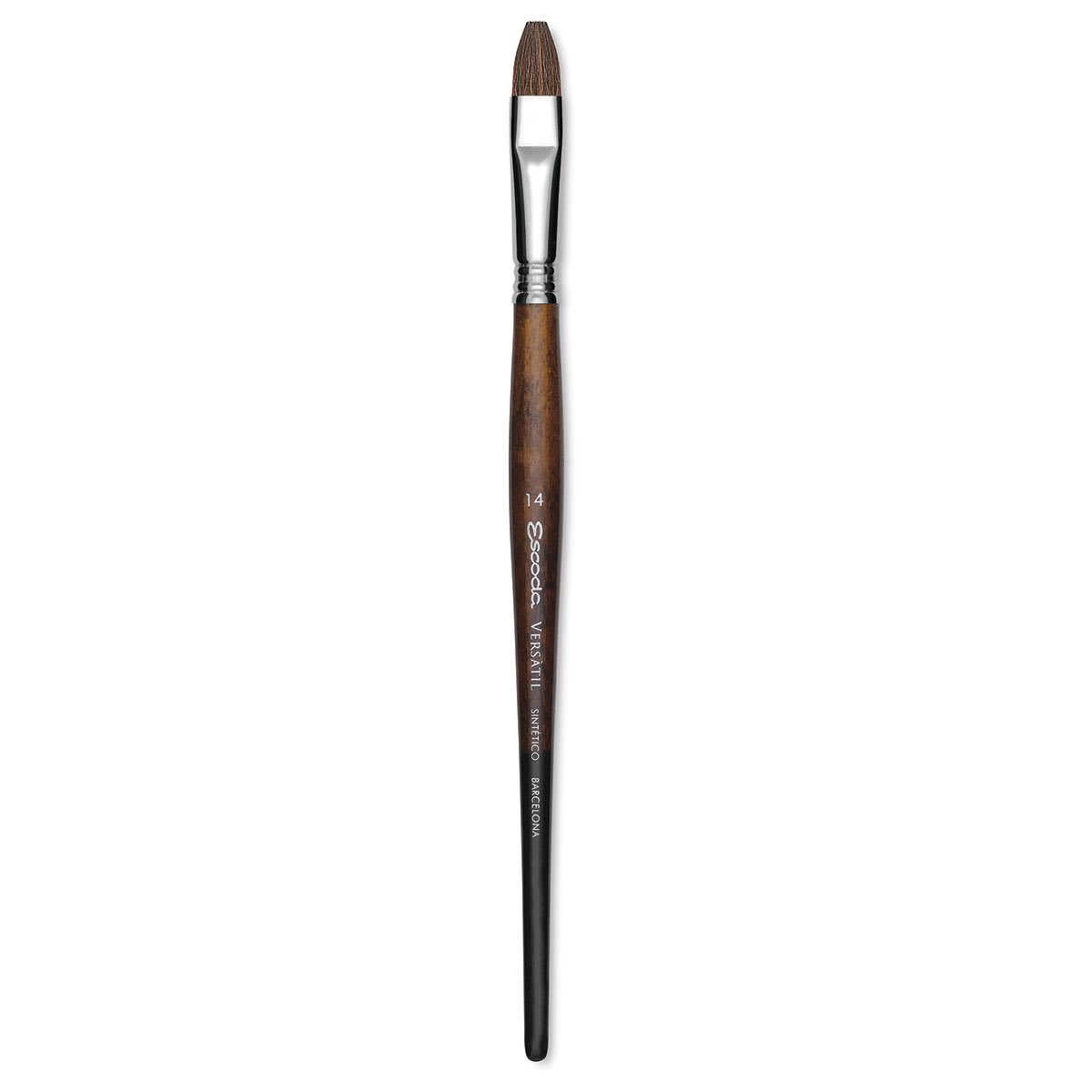 Escoda Versatil Brush - Bright, Size 14, Short Handle