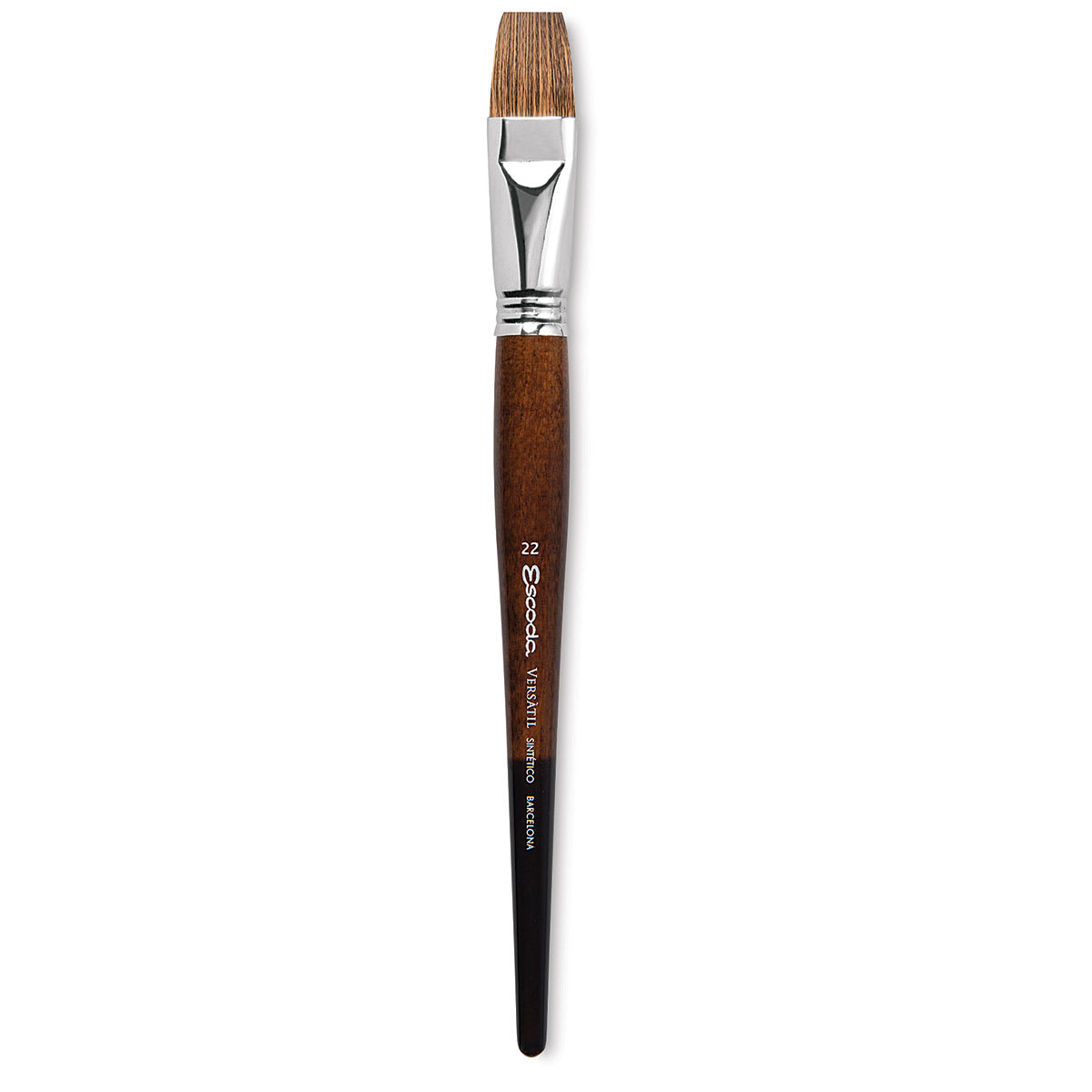Escoda Versatil Brush - Bright, Size 22, Short Handle