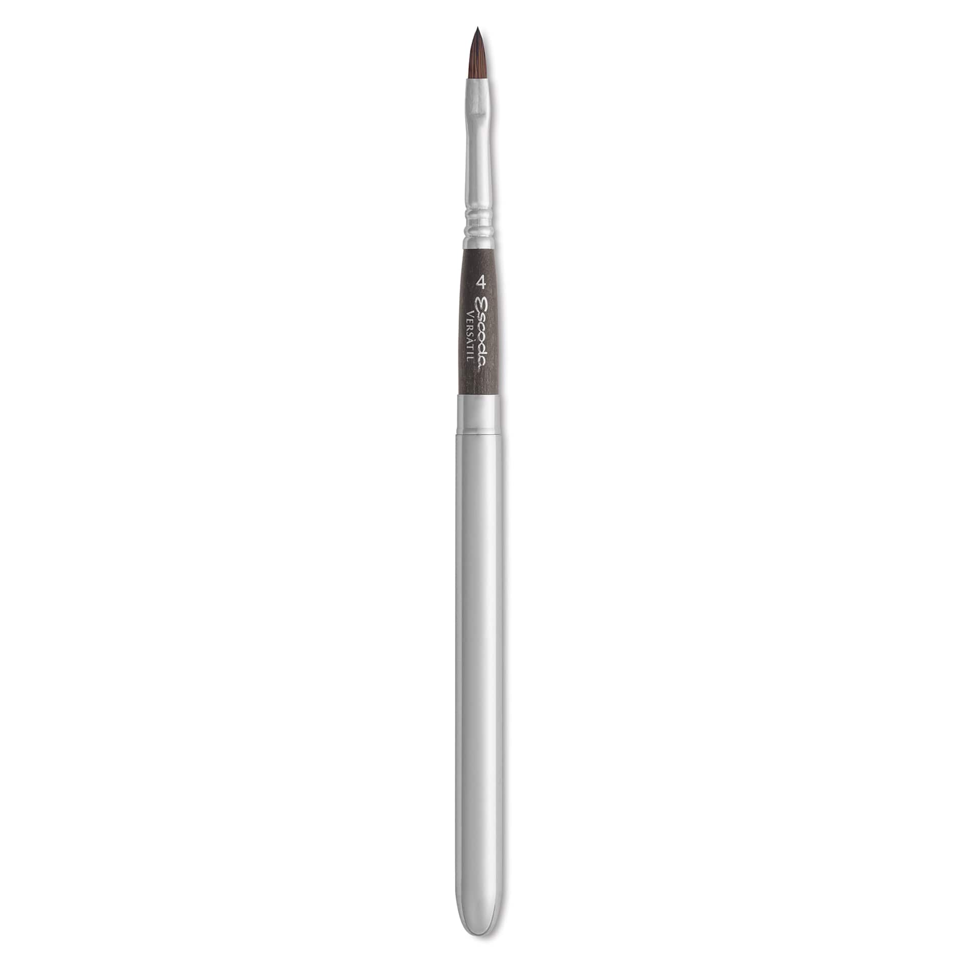 Escoda Versatil Travel Brush - Filbert, Short Handle, Size 4