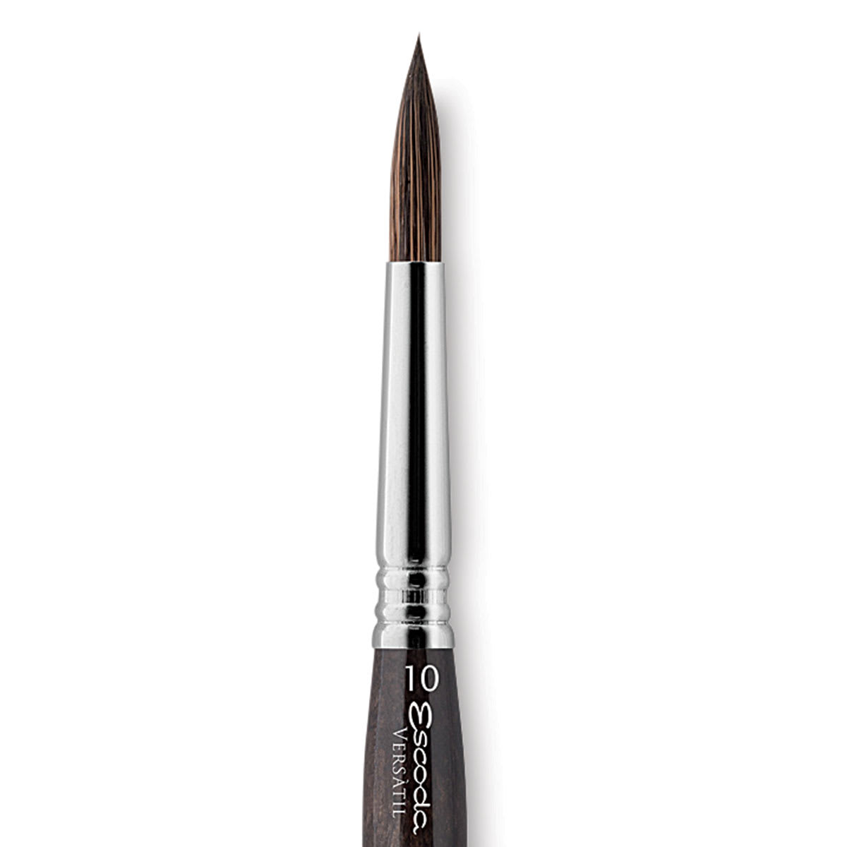 Escoda Versatil Brush - Travel Round, Size 10, Short Handle close up