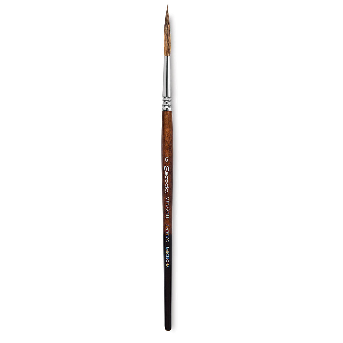 Escoda Versatil Brush - Rigger, Size 6, Short Handle