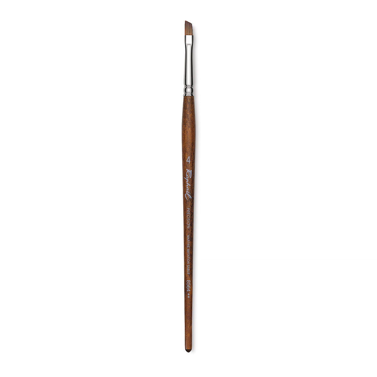 Raphaël Precision Brush - Angular, Size 4, Short Handle