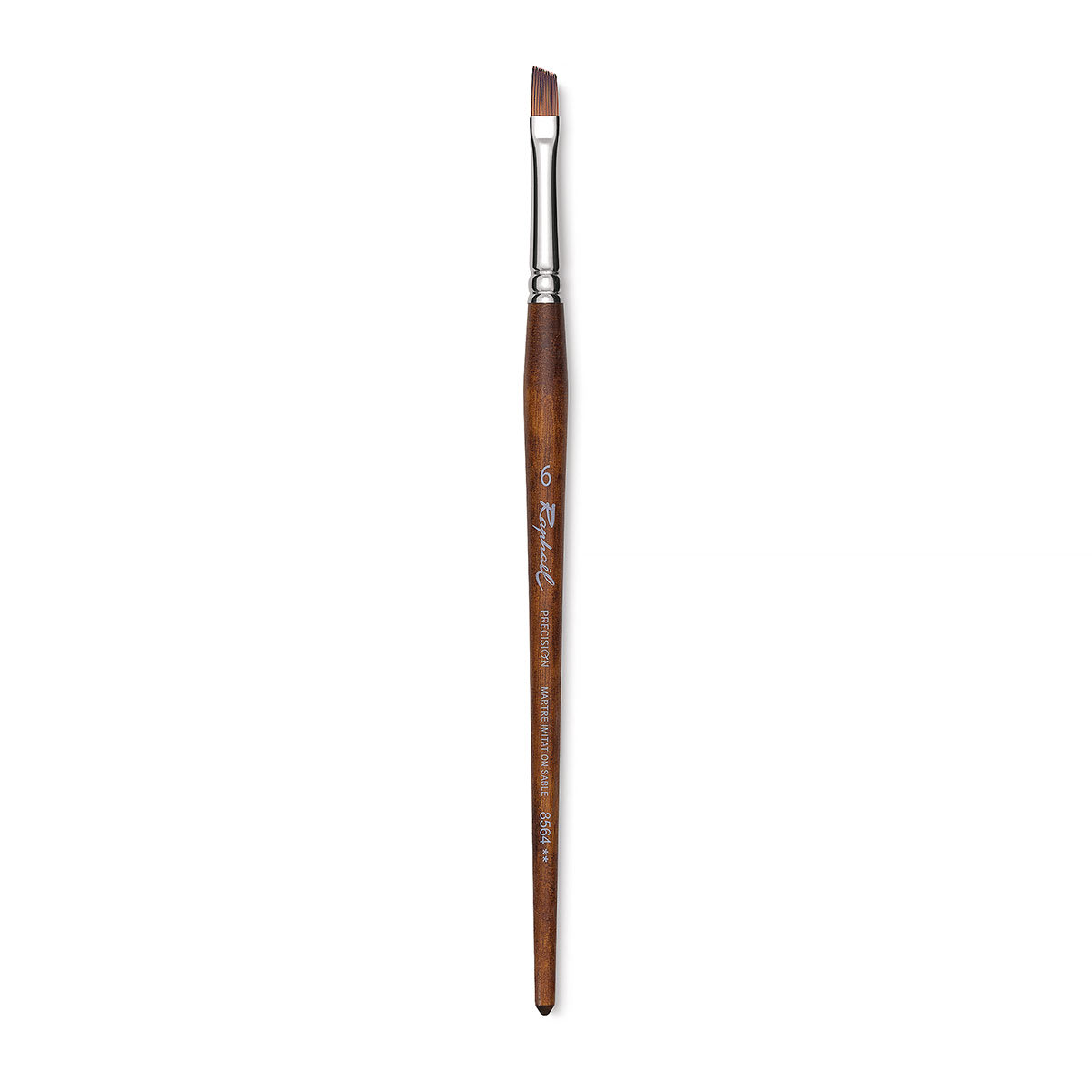 Raphaël Precision Brush - Angular, Size 6, Short Handle